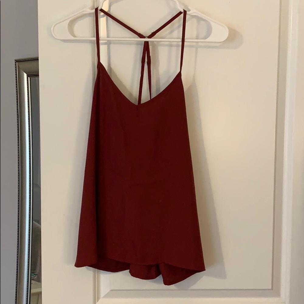 Hollister brand new red tank top